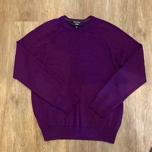 Banana Republic merino wool purple sweater L slim fit